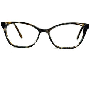 BCBGMAXAZRIA LIZZIE Grey Multi Eyeglasses 52-15-135mm Womens Designer H20619